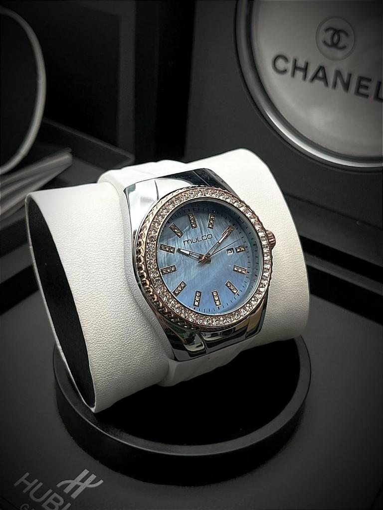 Miniatura 2 de Reloj Mulco Blanco Celeste Dama