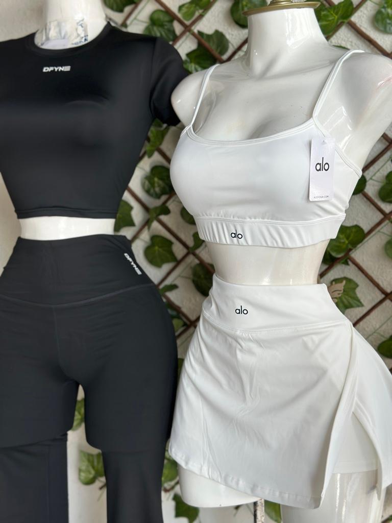 Miniatura 3 de Conjunto alo yoga blanco