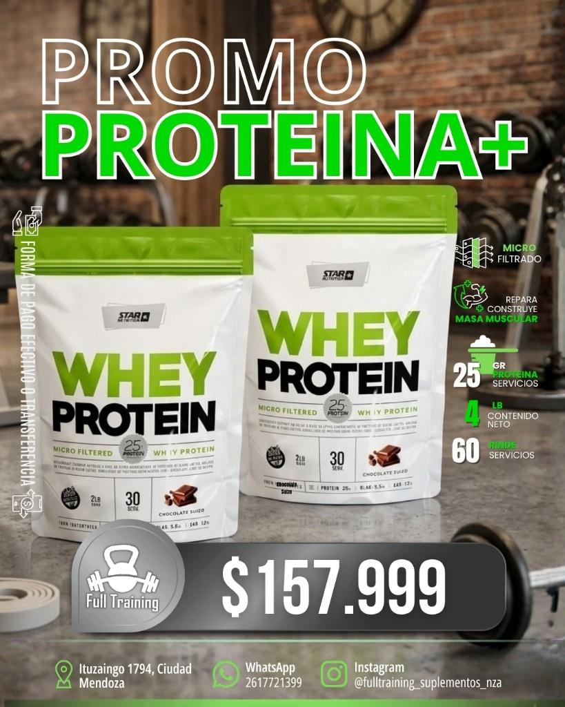 1 PROMO STAR NUTRITION WHEY PROTEIN DOYPACK