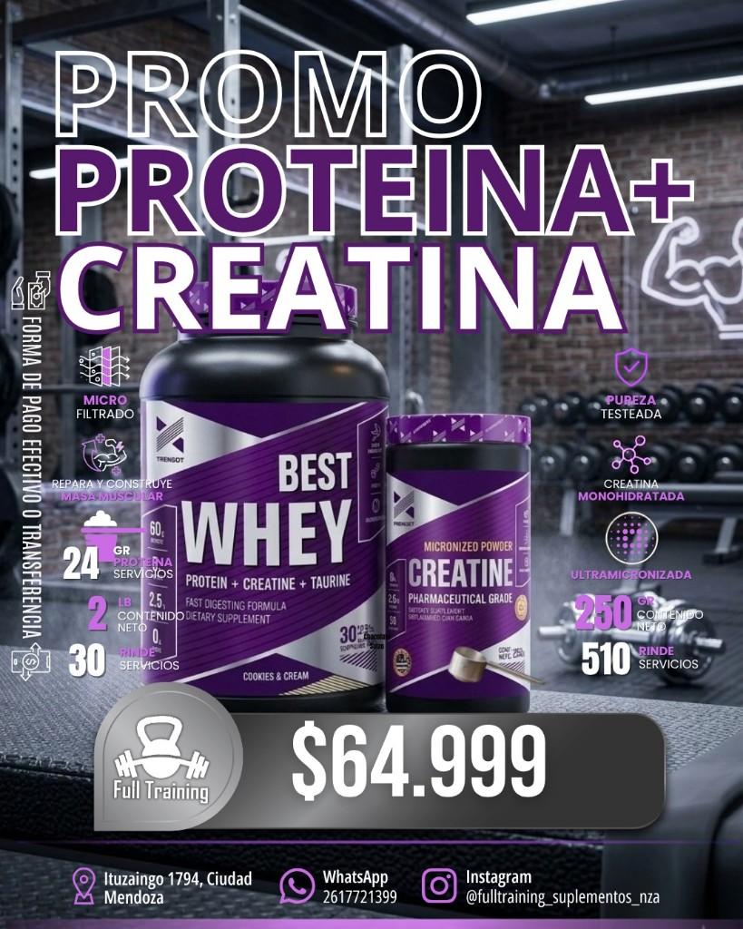 1 PROMO BEST PROTEIN + CREATINA XTRENGTH