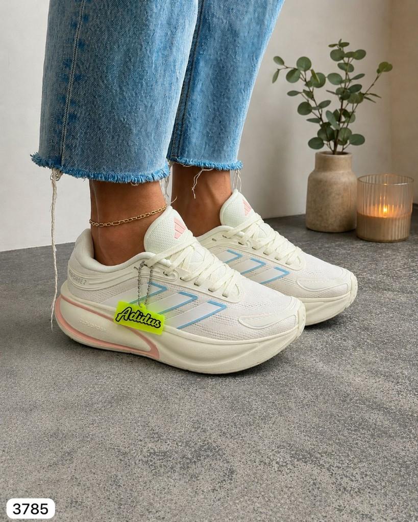 Adidas mujer beige azul
