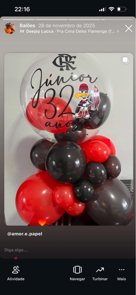 Balão Arranjo de mesa