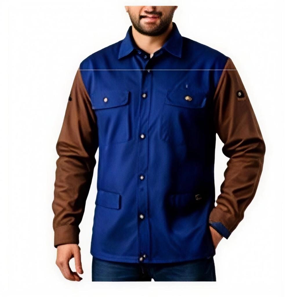 Jacket comfor mangas de cuero