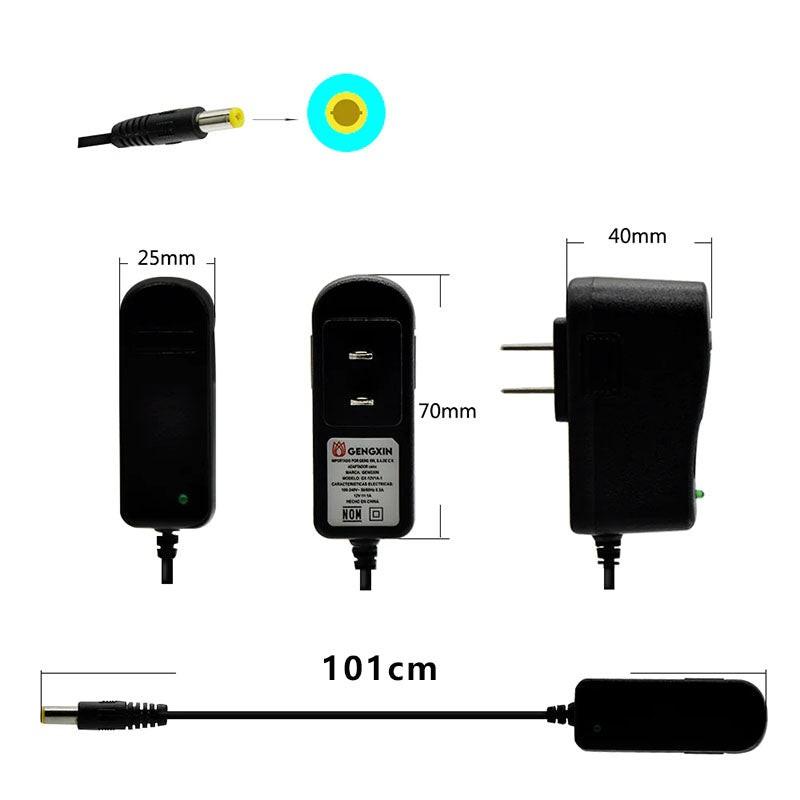 Miniatura 2 de Adaptador CA/CC 12V 1A 5.5mm 12W Gengxin