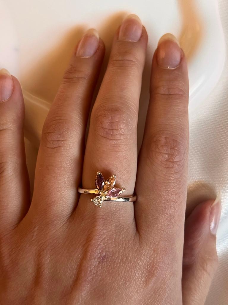 Miniatura 3 de Anillo flor