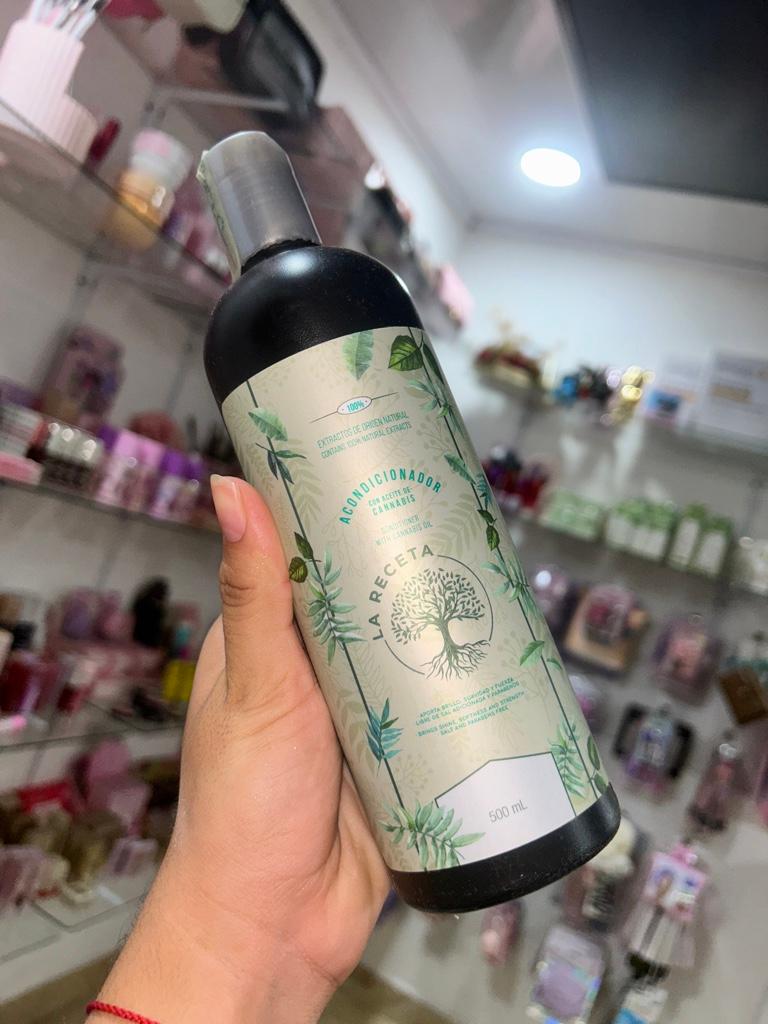 Acondicionador con aceite decanabis de la receta