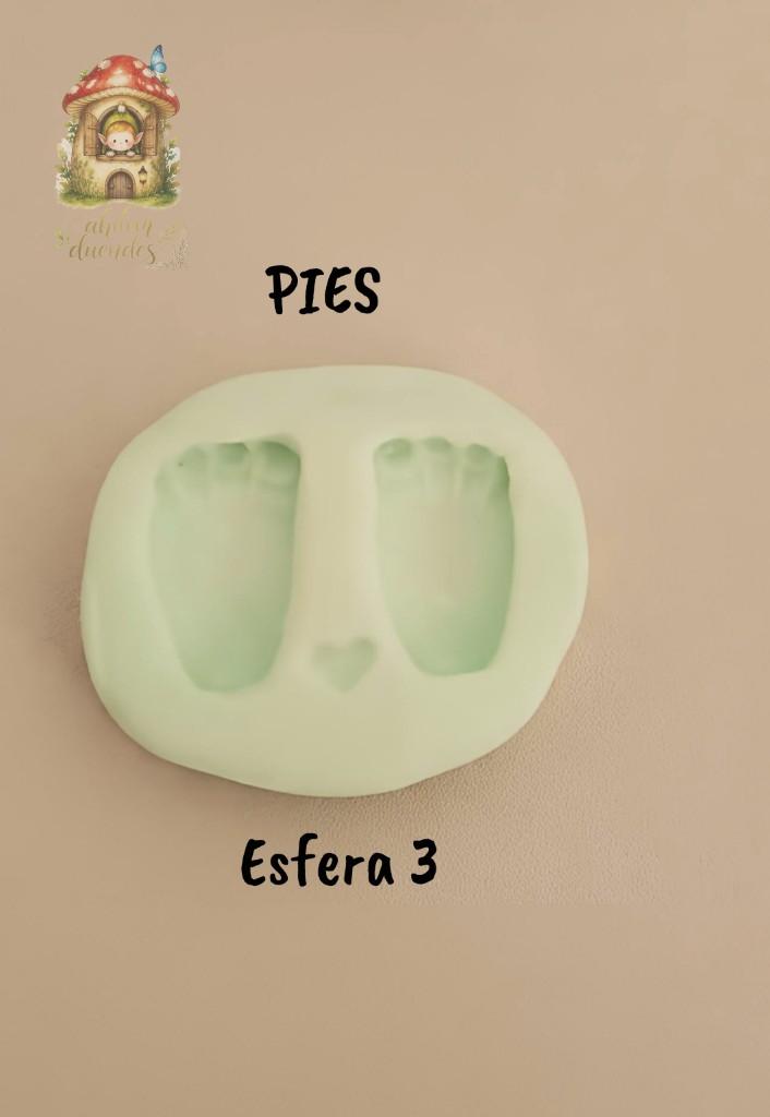 #13 Molde de Pie Esfera 3