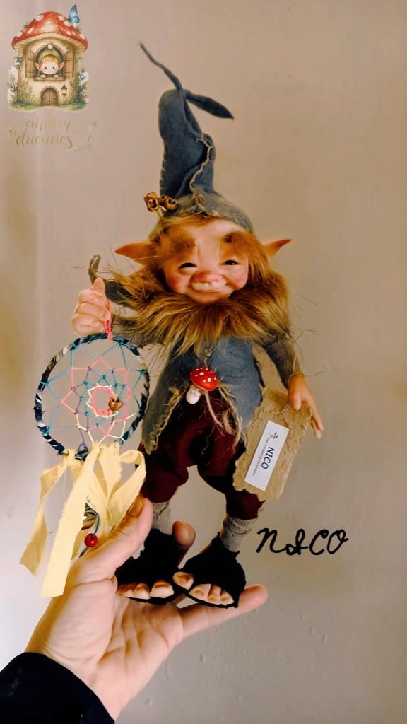 Miniatura 2 de #4  Molde " Nico " Cara de Duende para esfera 5