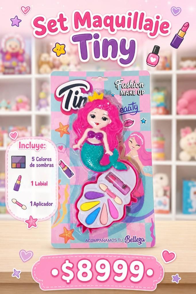 Tiny Set maquillaje sirena