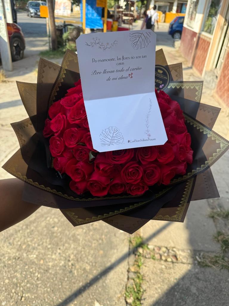 100Rosas rojas premium