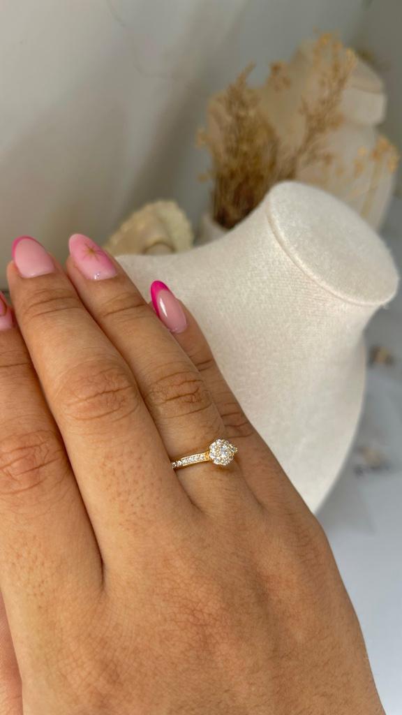 Anillo crystal completo