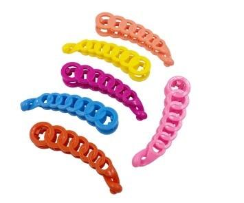 Banana multicolor en cadena
