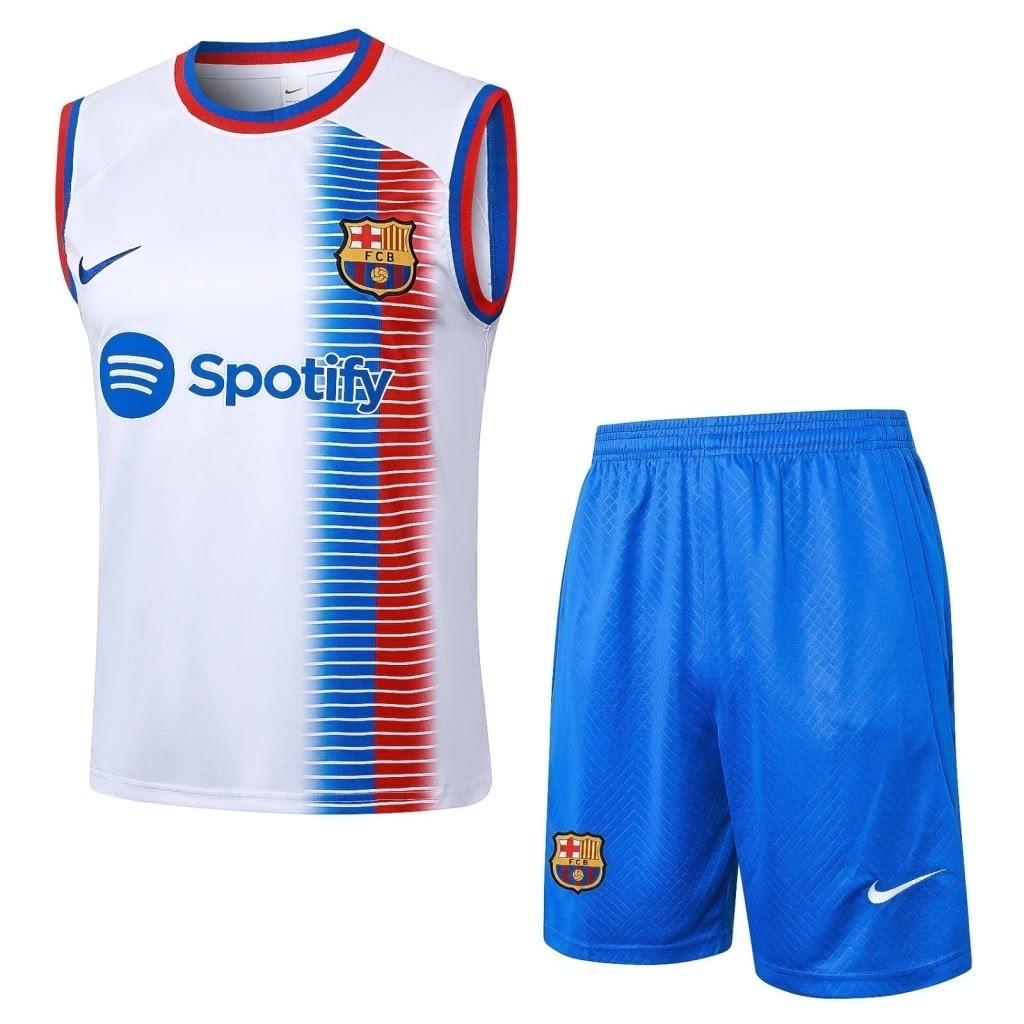 Barcelona kit branco e azul