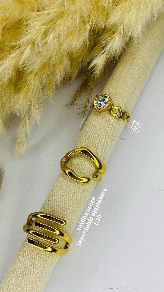 Anillos acero inoxidable ✨