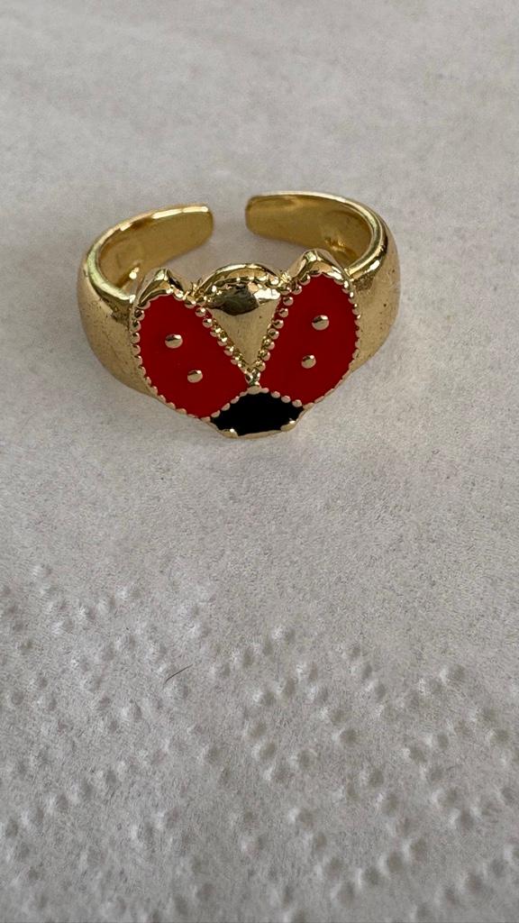 Miniatura 2 de Anillo acero dorado catarina