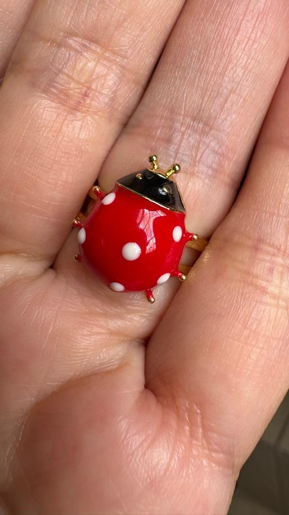 Anillo catarina rojo