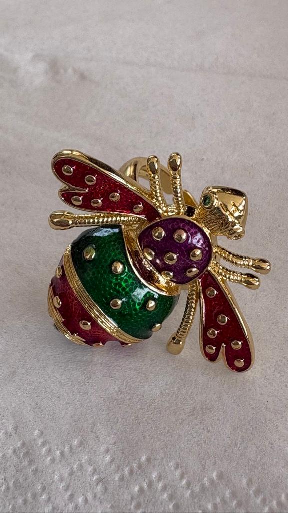 Miniatura 2 de Anillo abeja multicolor