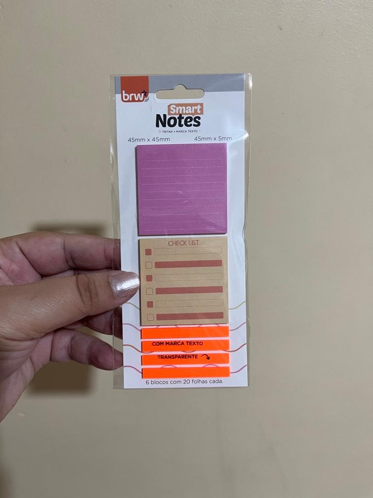 Miniatura 2 de Smart Notes BRW com fita Marca-Texto Transparente