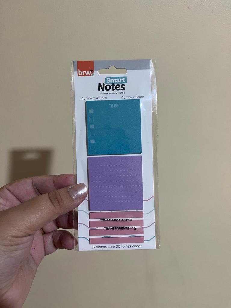 Miniatura 3 de Smart Notes BRW com fita Marca-Texto Transparente