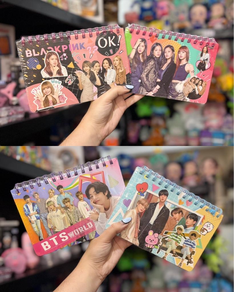 Agenda semanal bts black pink K-pop