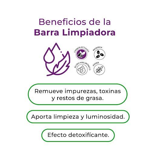 Miniatura 2 de Barra Limpiadora Detox Purifying 90gr ZOAH