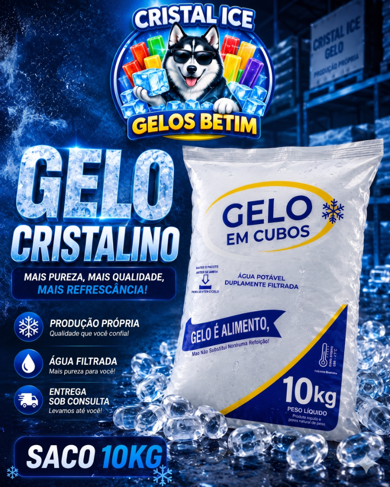 Gelo Cristalino - 10kg