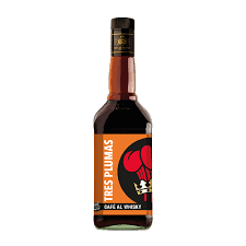 Licor CAFE AL WHISKY 3Plumas 750 cc (unidad) 