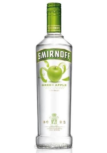 Vodka MANZANA VERDE Smirnoff 700 ml (unidad) 