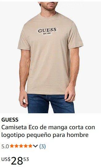 Camiseta Guess Eco Manga Corta para Hombre