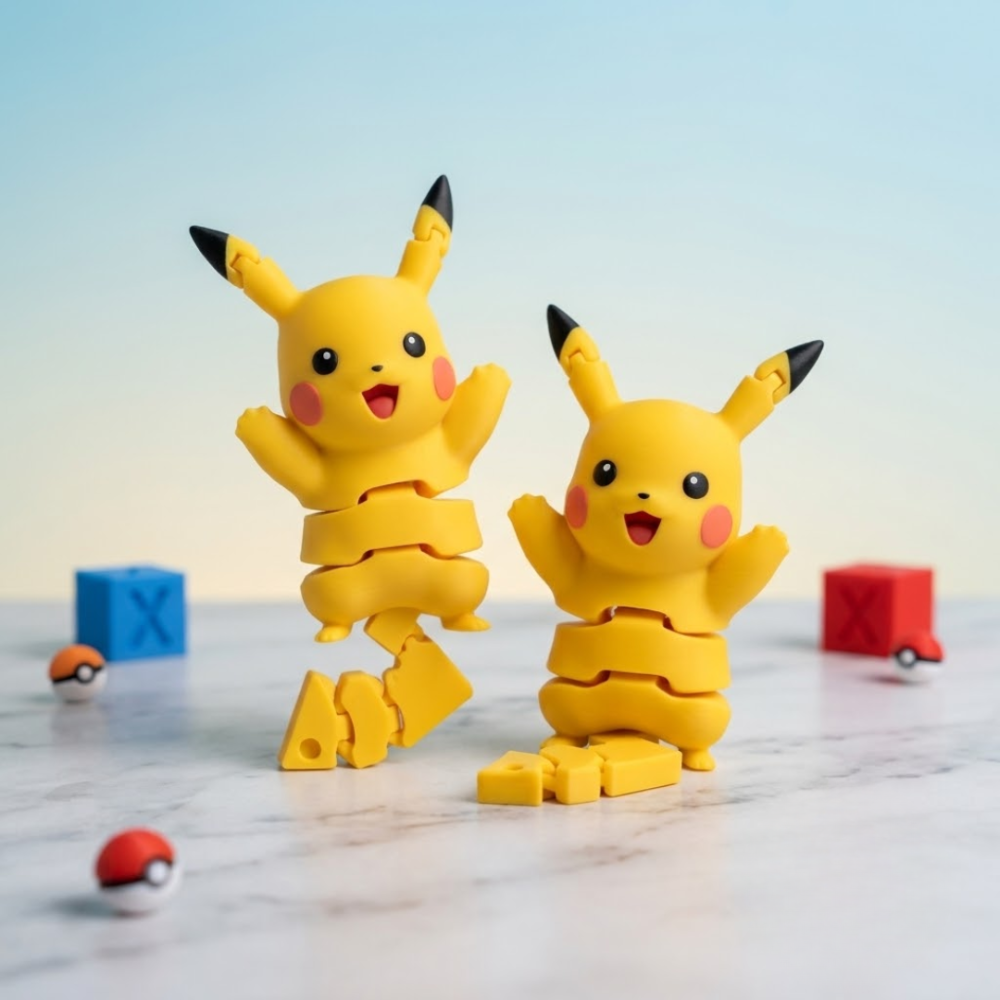 Chaveiro Pikachu Articulado
