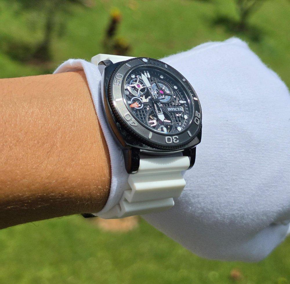 Miniatura 3 de Invicta 69461  Sea Hunter 44mm Black Dial HOMBRE AUTOMATICO