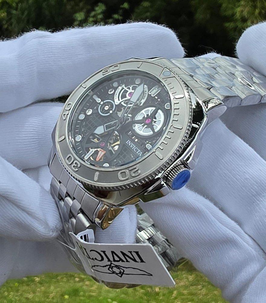 INVICTA 69467 Sea Hunter 44mm Black Dial Men's Automatic
