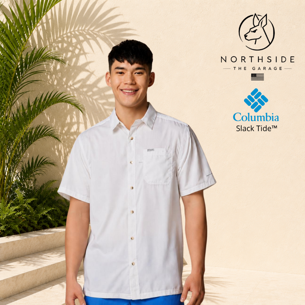 Camisa Columbia Slack Tide Blanca