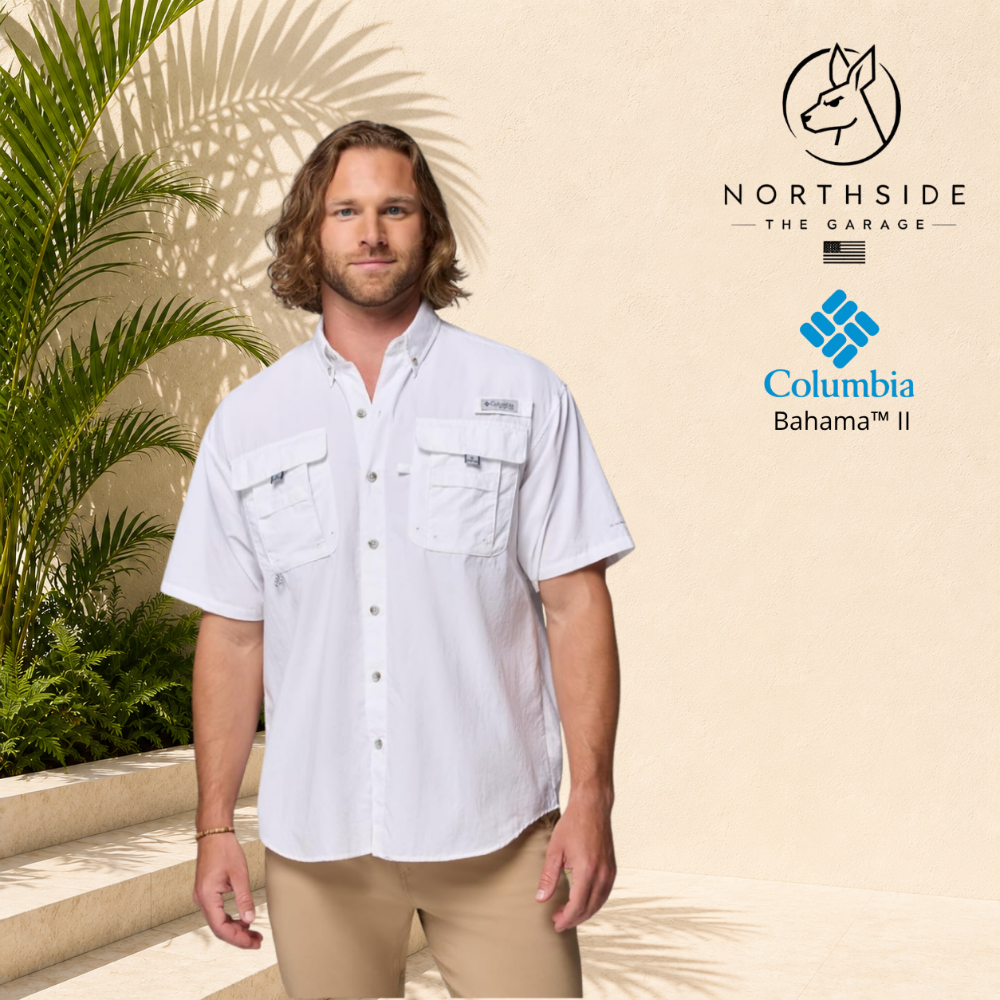 Camisa Columbia Bahama Blanco