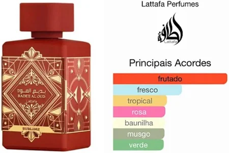 Miniatura 2 de Bade’e al oud Sublime Eau de Parfum Perfume Árabe Feminino 5ml