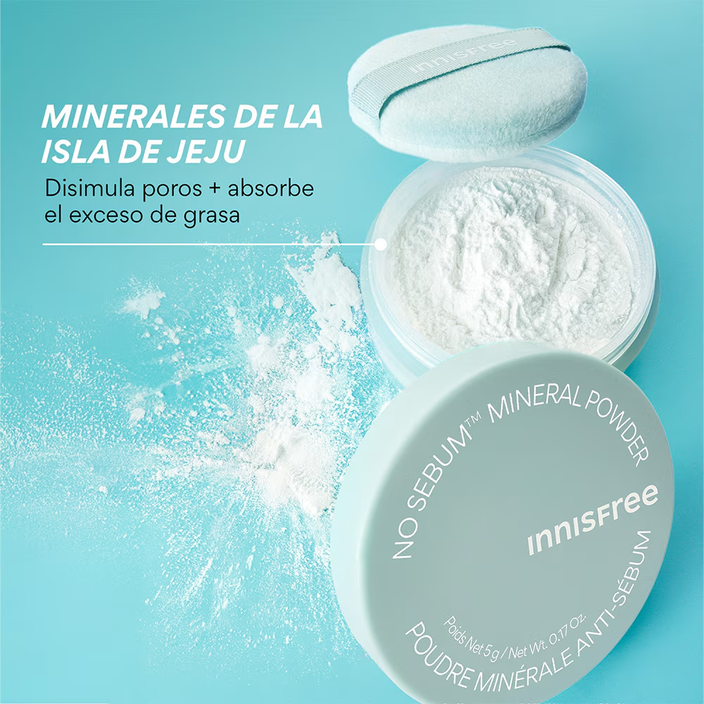 Miniatura 2 de  innisfree - No-Sebum Mineral Powder (New Version) - 5g