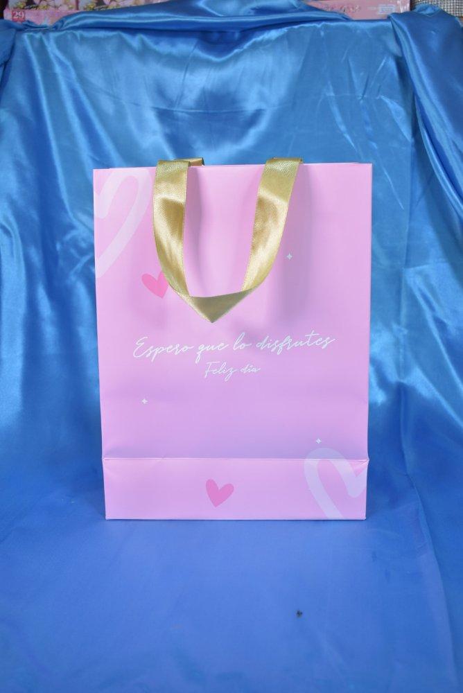 Miniatura 2 de  Bolsa Regalo Grande cinta dorada 