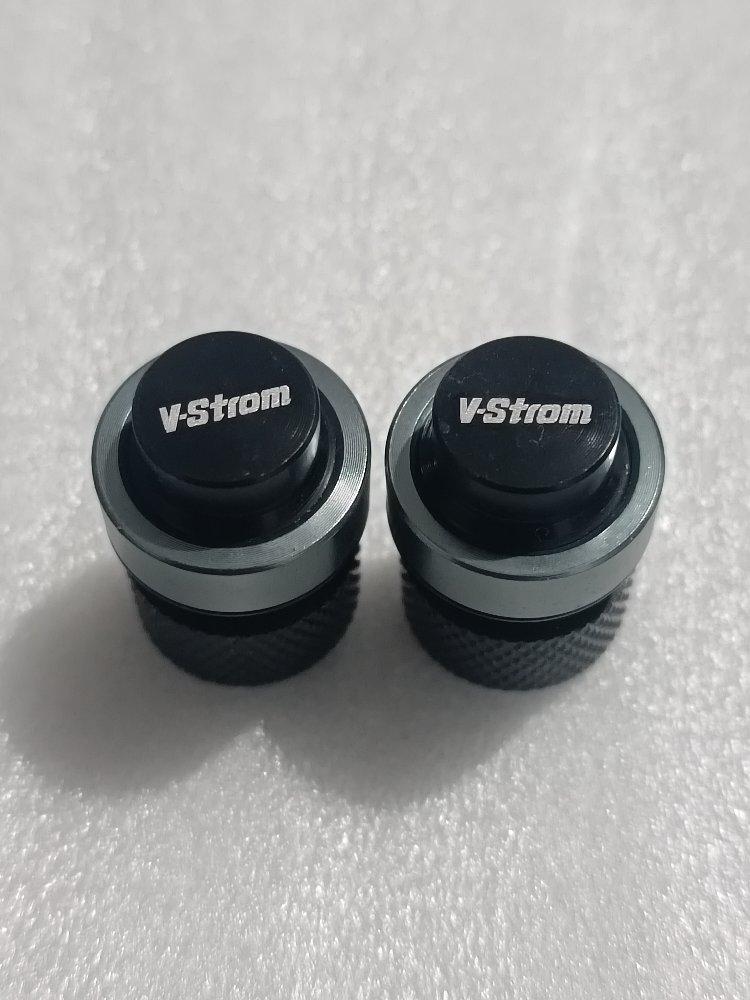 JUEGO DE 2 TAPA VALVULAS PARA SUZUKI V-STROM GRIS
