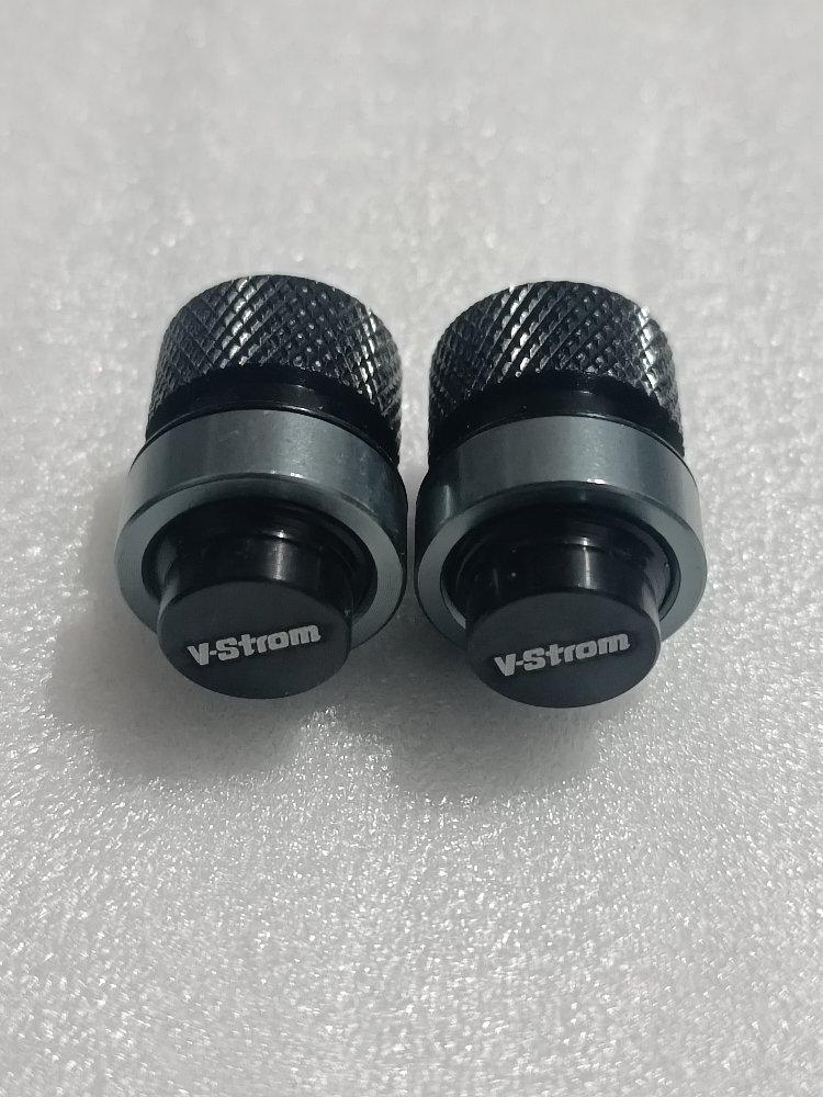Miniatura 2 de JUEGO DE 2 TAPA VALVULAS PARA SUZUKI V-STROM GRIS