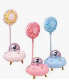 Miniatura 2 de  BJJ788 KIPAS ANGIN MINI + LED & USB LUCU KIPAS ANGIN KARAKTER LUCU