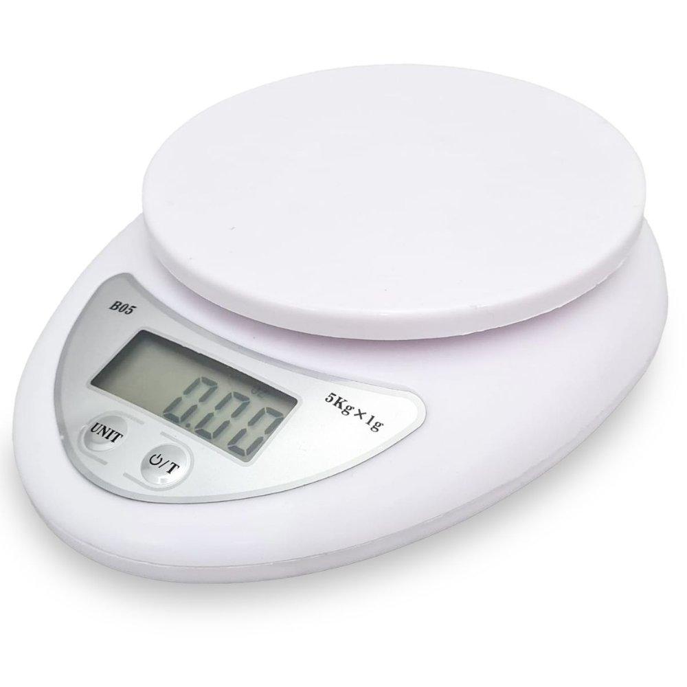 Miniatura 2 de BALANZA DIGITAL DE COCINA 1-5KG BLANCA