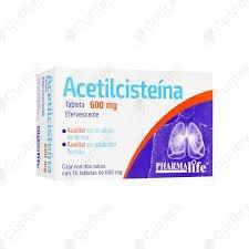 ACETILCISTEINA 600MG TAB EFE