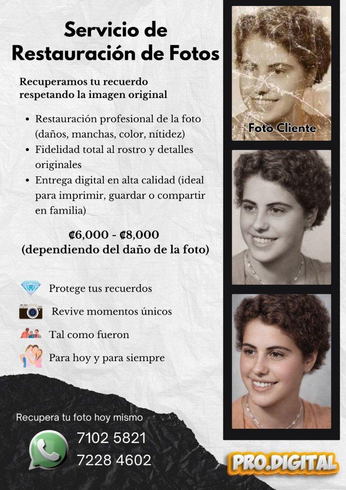 Restauración de fotos
