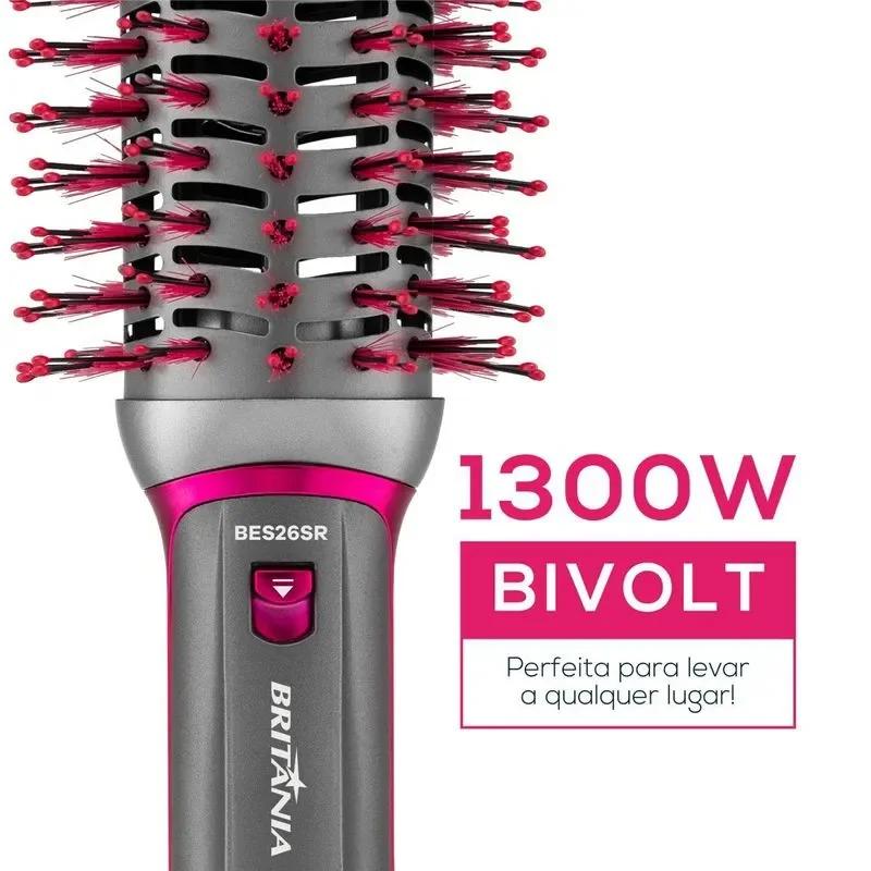 Miniatura 3 de ESCOVA SECADORA BRITÂNIA 2 EM 1 CERÂMICA 1300W BES26SR - BIVOLT