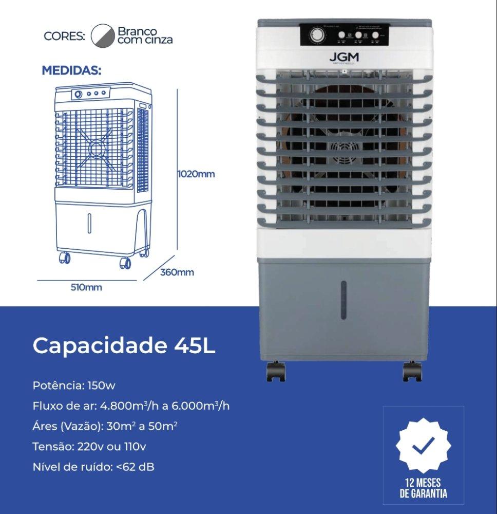 Miniatura 2 de CLIMATIZADOR DE AR 45L 100W JGM