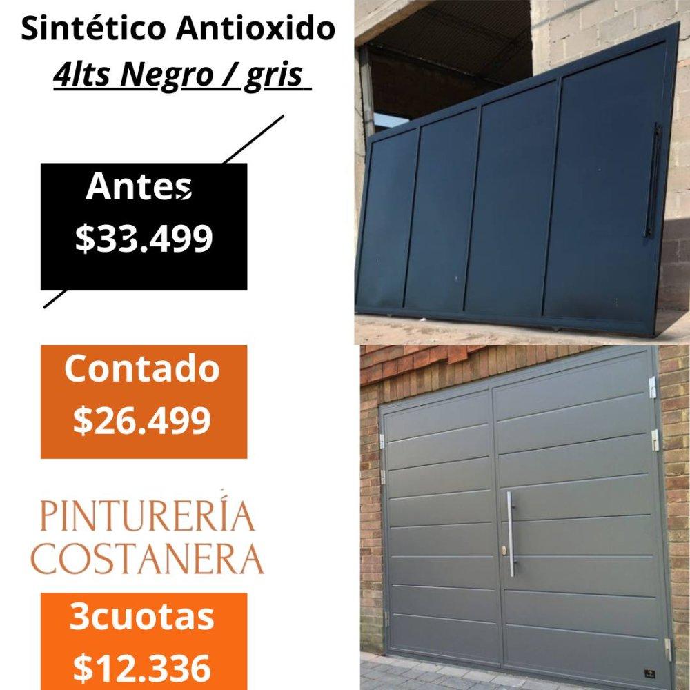 Antihoxido 4lt negro mate.