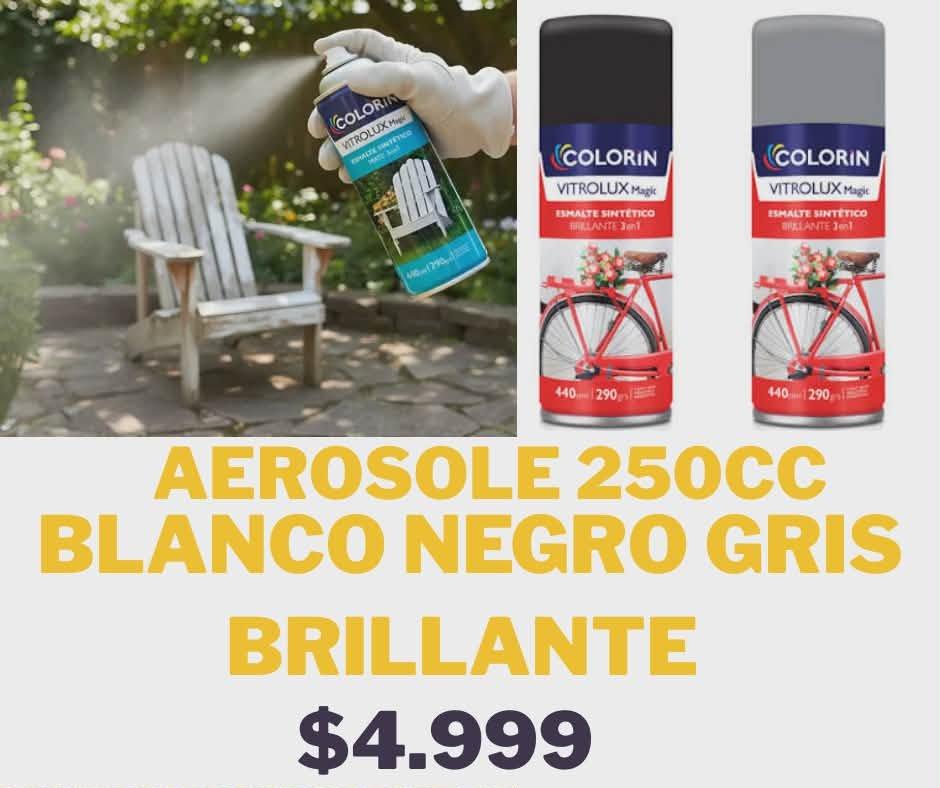 aerosol blanco gris negro