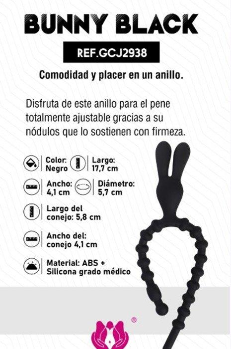 ANILLO BUNNY BLACK
