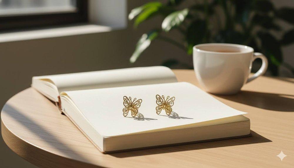 Aretes Mariposa