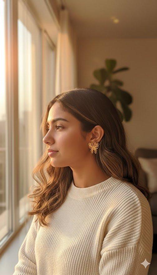 Miniatura 2 de Aretes Mariposa